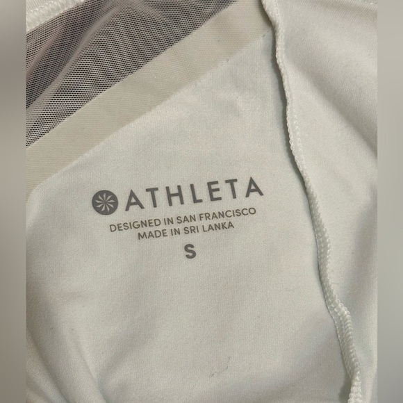 Athleta Light Mint Green Mesh Racerback Tank Top - Picture 2 of 3